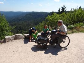 The pictures shows an excursion in National Park Schwarzwald_copy right NP Schwarzwald